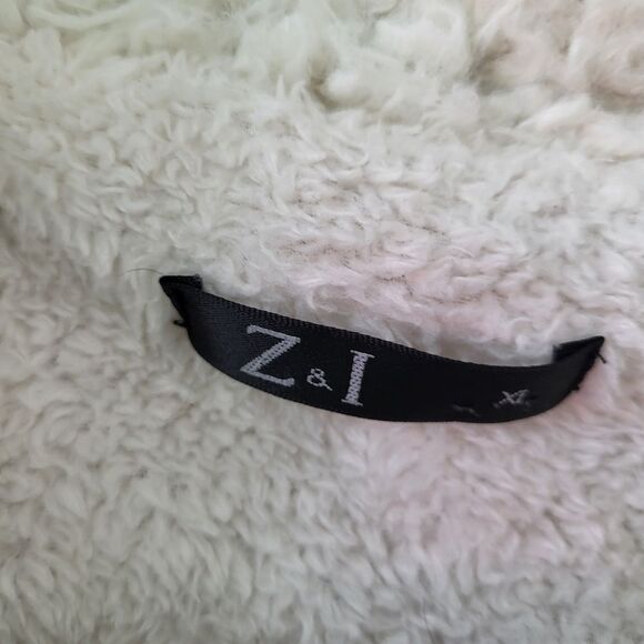 Microfiber Coat with Sherpa Collar - Size XL - Picture 3 of 5